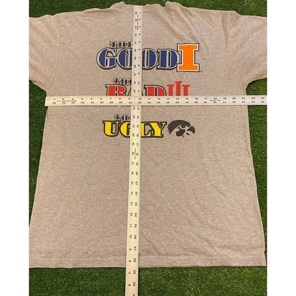 Vintage Illinois Fighting Illini shirt mens large Y2K Rivalry unisex adult N - Picture 8 of 9